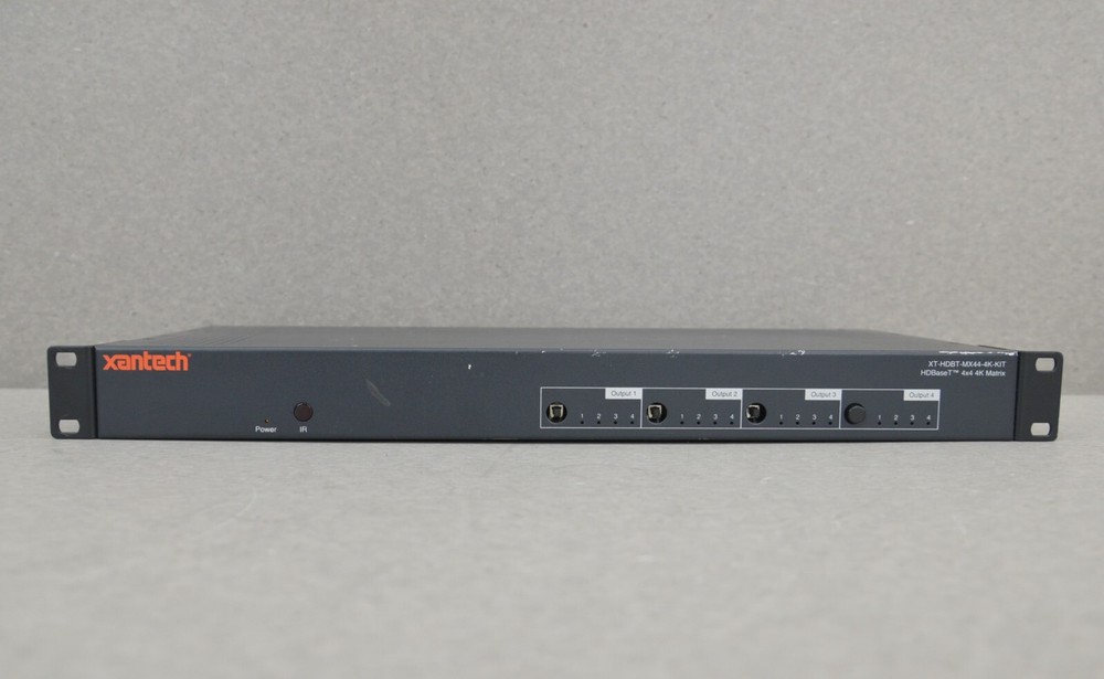 Xantech HDBaseT 4×4 4K Matrix Receiver XT-HDBT-MX44-4K-KIT