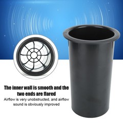 1PCS Opening Hole 81mm Length 153mm Speaker Port Tube Suitable For 8-12 Inches