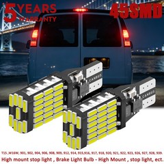 For GMC Savana 1500 1996-2014 2X RED LED Brake Light Bulb High Mount Stop Light
