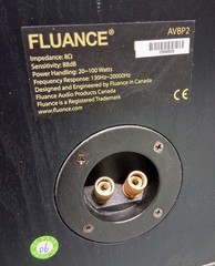 Fluance Speakers AVBP2 Set of 2 Black Bookshelf Speakers