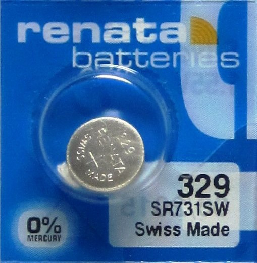 Renata Silver Oxide 329 1.55V Battery x 2