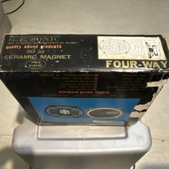 G.A. Sonic Turbo II 6x9in 4-Way Speaker Car Speakers Pair 175W RMS