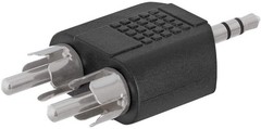 3.5mm to 2 RCA Adapter Stereo 3.5mm Adapter Mono AUX to RCA Converter Splitter