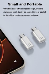 USB C to Lightning Headphone Audio Adapter, 2 Pack USB C Male to Lightning Fe…