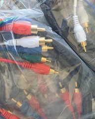 NEW Lot of 10 – 6FT Component Video Cables w/Audio 5 RCA for HDTV DVD VCR Sealed