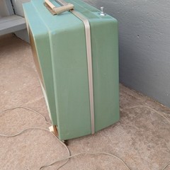 Vintage GE M500XTS Teal TV 15″ Space Age Mid Century TESTED WORKING Retro Prop