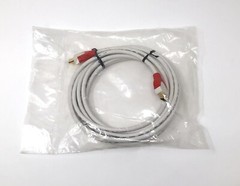 Link Depot High-Speed 4K HDMI Cable Connectors 6ft 10ft 15ft 25ft (Red & White)