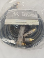 Acoustic Research Pro 2 RCA 25 ft Component Video Cable 24K Gold Plated