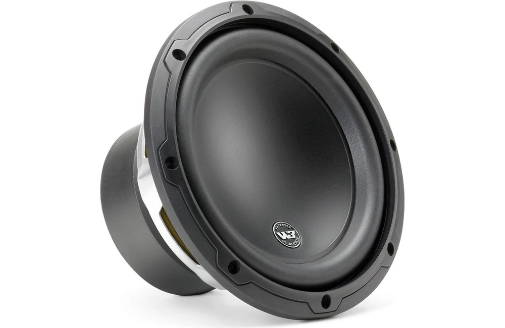 JL Audio 8W3v3-4 8″ W3v3 Series SVC 4-Ohm 250W RMS Car Audio Subwoofer Open Box