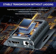 HDMI Extender Over Ethernet, HDMI Over cat5e/6, 1080P@60Hz up to 200FT HDMI t…