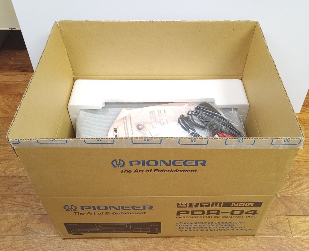 Pioneer PDR-04 Stereo Compact Disc Recorder (Black) – BRAND NEW IN OPEN BOX!