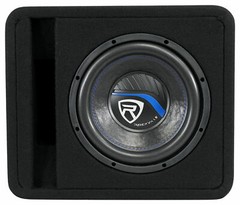 Rockville SK510 PACKAGE 10″ 1200w Loaded K5 Car Subwoofer Enclosure+DB11 Amp