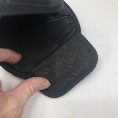 Soundgear Portable CD Player Case Blue/Black Poly Travel Storage Pouch