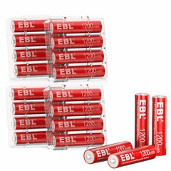 EBL AA AAA Rechargeable Batteries Li-ion 1.5Volt Lithium/ Multi-Slot Charger Lot