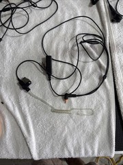 Lot of 3 Earpieces Headsets For Motorola SL300 TLK100 Radio 2 Tube 1 ARC Earhook
