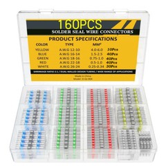 400/160PCS Waterproof Solder Stick Seal Sleeve Heat Shrink Butt Wire Connectors