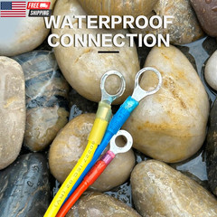 600Pcs Heat Shrink Wire Connectors Electrical Kit – Marine Automotive Crimp Ter