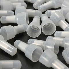 100 PCS PACK 12-10 Gauge Transparent Closed End Crimp Cap CAPS Wire UL Approved