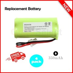 4pcs Battery Pack BT183342 BT283342 BT162342 For Vtech AT&T Home Cordless Phone