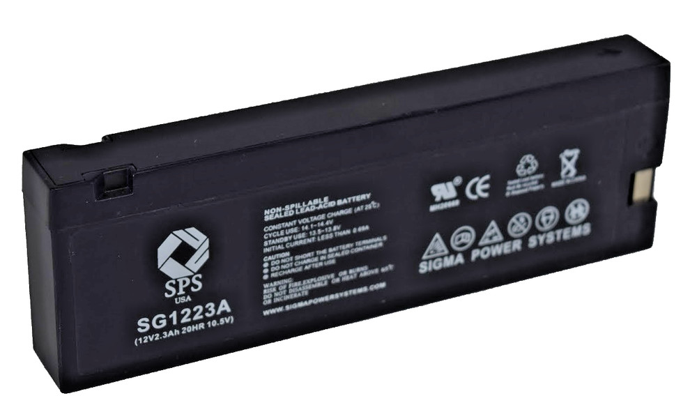 12V 2.3Ah rechargeable replacement battery for Panasonic PV320 Camcorder 1pk