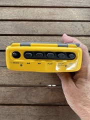 Sony Walkman WM-SXF39 Sports Radio Cassette Player AM/FM Yellow Gray see descrip