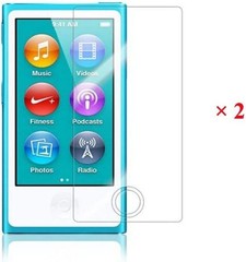 Durable Ultra-Slim Grey TPU Case for iPod Nano 7 & 8 with Clear Screen Protector