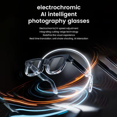 AI Smart Glasses 8MP Camera Image Recognition 4k HD Video Real-Time Translation