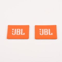 2pcs JBL plastic sticker logo badge replacement piece 58mm(2.28″) x 46mm(1.81″)