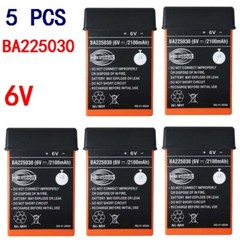 5Pcs 6V 2100mAh Ni-Mh BA225030 Battery For PUMP CAR HBC remote control battery