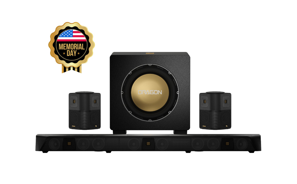 Nakamichi Dragon 11.1.6 with Single 12″ Subwoofer, Dolby Atmos and DTS:X Pro