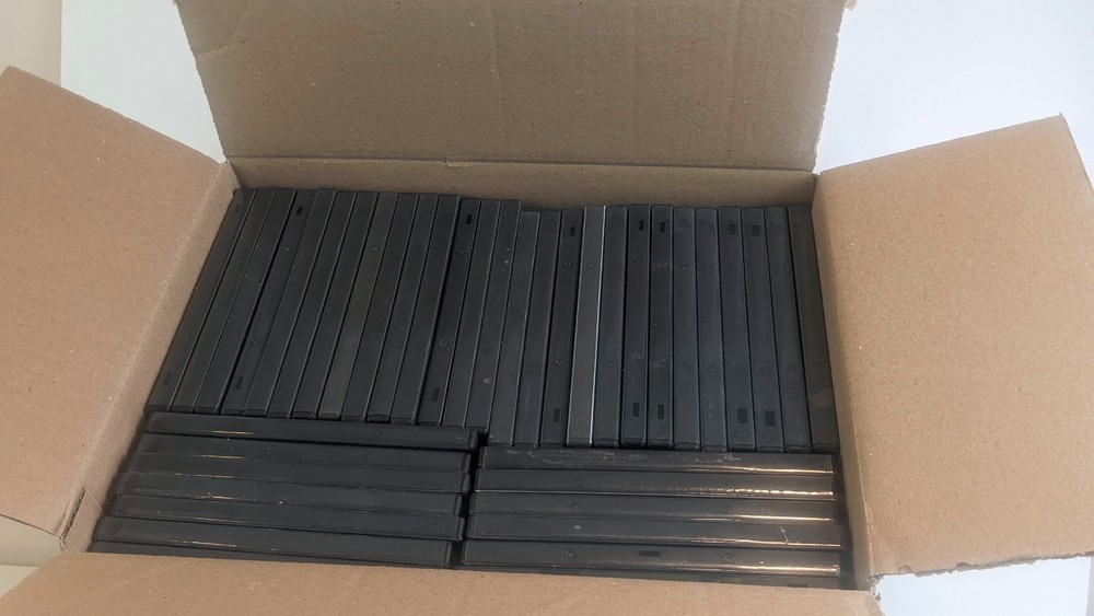 Lot 80 Empty Blank Standard Size 14mm Black DVD Replacement Cases