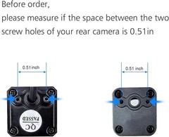 Durable Stainless Steel Backup Camera Mount for Universal License Plates