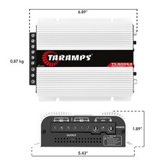 [US SELLER] Taramps TS 800×4 Car Audio Amplifier 800 Watts Rms 2 Ohms 4 Channel