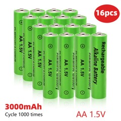 Lots 32PCS AA /AAA Recargables Alcalinas Baterias 1.5V 3000mAh Alkaline Battery