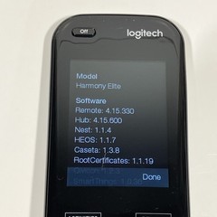 Logitech N-R0010 Harmony Elite Universal Remote Control & Charging Cable