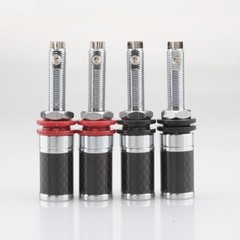 4Pcs Hi-End Copper Amplifier Speaker Banana Female Terminal Binding Post Socket