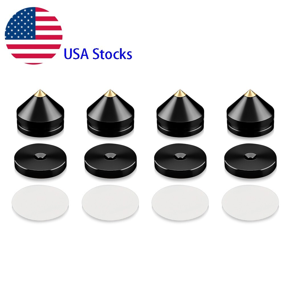 4Set HIFI audio speaker isolation feet Floor Nails Turntable Stand Foot Pad M23