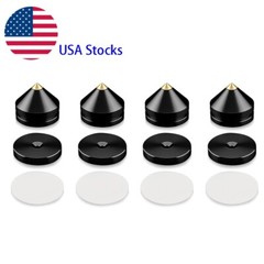 4Set HIFI audio speaker isolation feet Floor Nails Turntable Stand Foot Pad M23