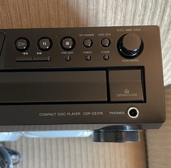Sony CDP-CE375 5-Disc CD Player w/ Digital Optical Out + Remote Tested SEE VIDEO