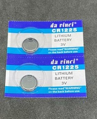 2 Pack CR1225 1225 da vinci Lithium 3v Battery USA Free SHIP FRESH 12/31/2024