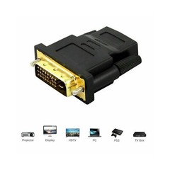 DVI-D 24+1 Pin male Adapter Monitor Cable Connector Converter