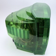 Zenith Transparent Jungle Green 13″ CRT Television Retro Gaming TV Prison Model
