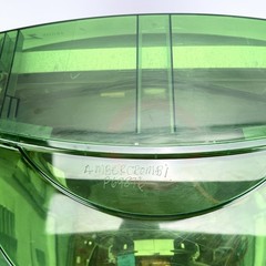 Zenith Transparent Jungle Green 13″ CRT Television Retro Gaming TV Prison Model