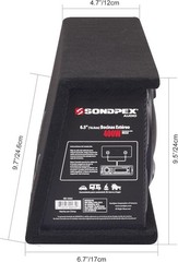6.5-Inch 400W Car Speakers, Full Range, Enhanced Bass=