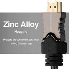 CL3 HDMI 2.1 Cable, 48Gbps-Ethernet, eARC, HDR10, HDCP2.2, Up to 7680p x 4320p