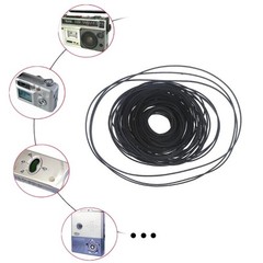 120PCS Square Rubber Drive Belt Replacement For Cassette Player Recorder Repair