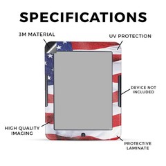 Mighty Skins Glossy Glitter Tablet Skin Compatible Nook Glowlight 4E – – 3M