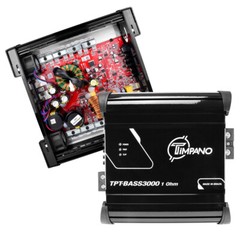 Timpano TPT-BASS3000 1 Ohm 3K Watts 1 Channel Class D Compact Amplifier