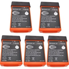 5Pcs 6V 2100mAh Ni-Mh BA225030 Battery For PUMP CAR HBC remote control battery