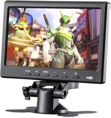 7inch HD LCD Monitor, IPS 1024X600 Resolution Screen, Car Rearview Cameras
